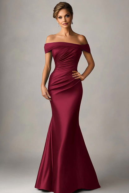 Dark Green Margot Satin Mermaid Dress