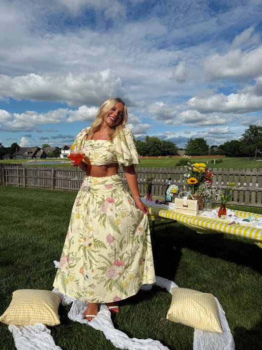 Floral Garden Skirt