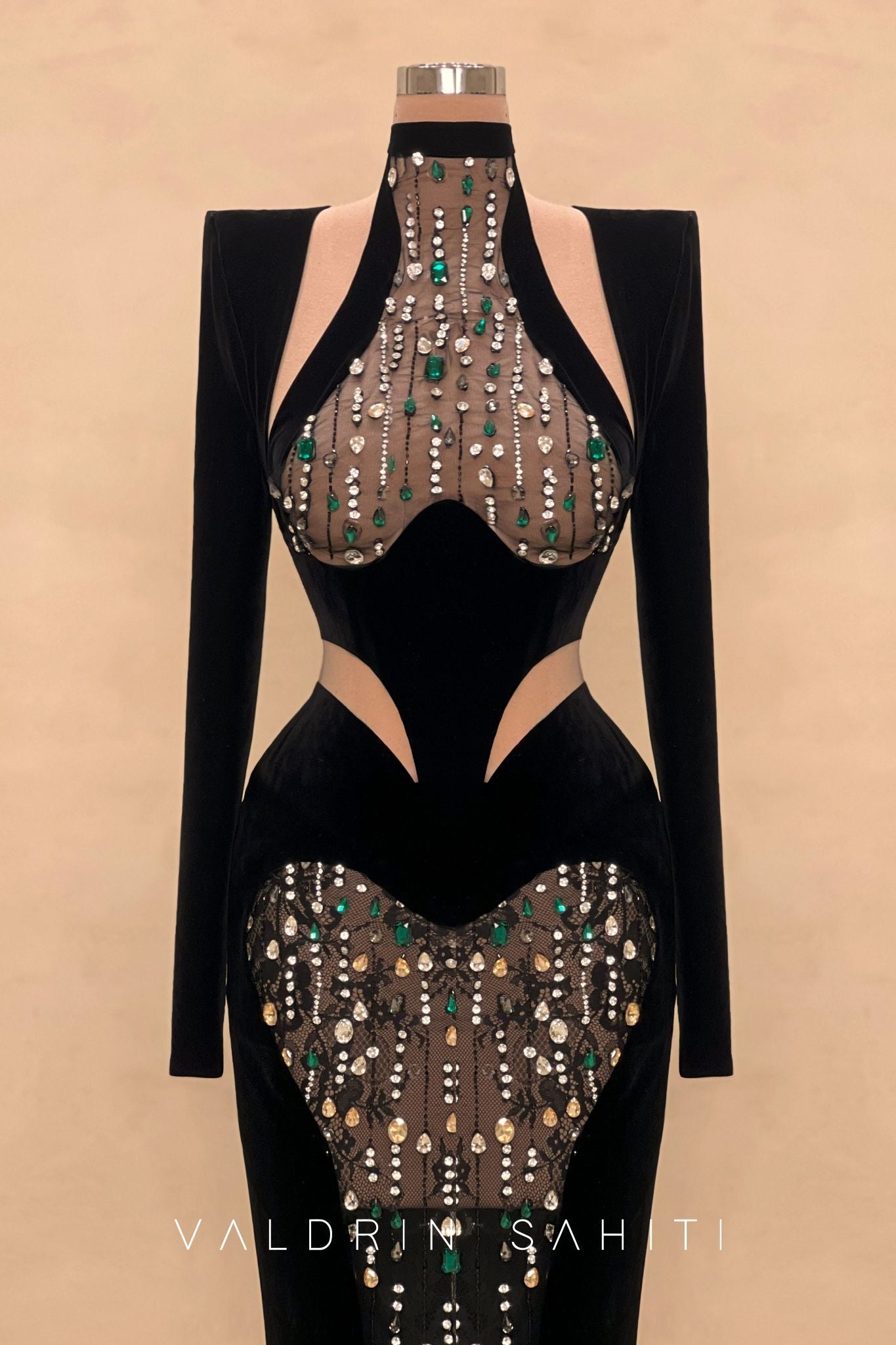 154 Margot Crepe Evening Dress