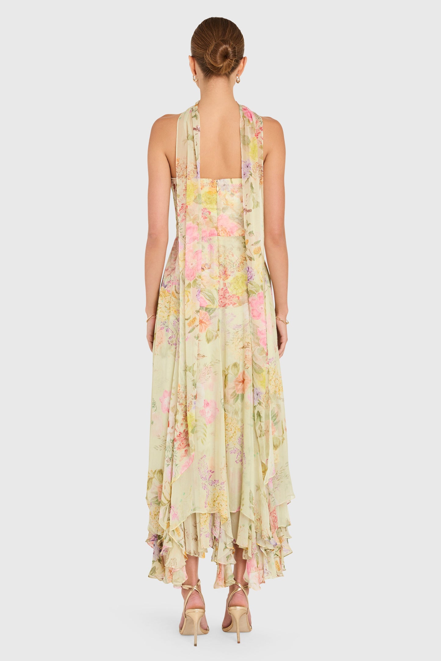 Whistledown Monterey Linen Dress with Scarf