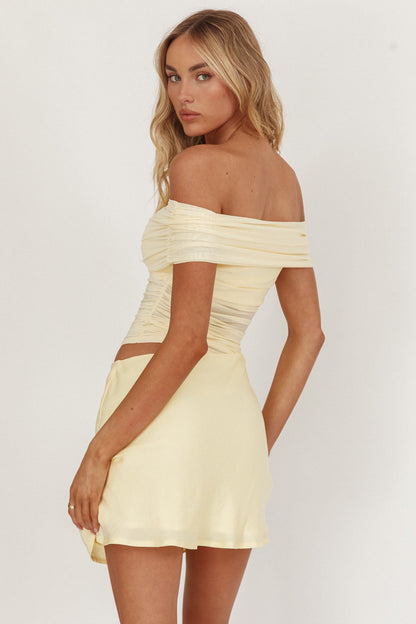 Shoulder Mini Dress Butter Lorely Off-Shoulder Midi Dress