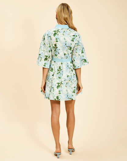 QUATREFOIL GARDEN Carmen Jacquard Mini Dress