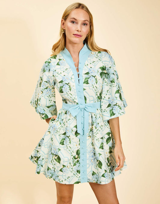 QUATREFOIL GARDEN Carmen Jacquard Mini Dress