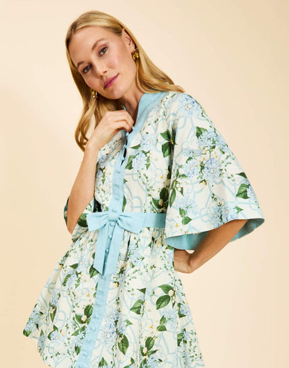QUATREFOIL GARDEN Carmen Jacquard Mini Dress