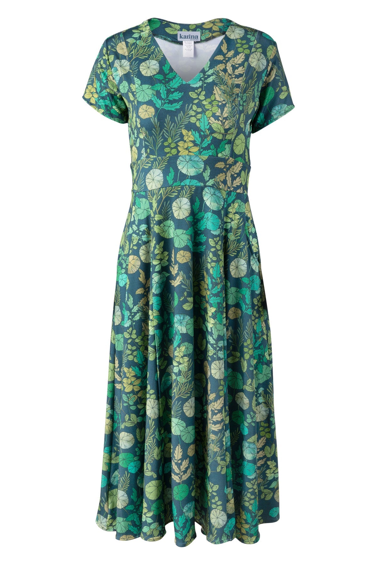 Growing A Garden Cecelia Crimson Midi Dress