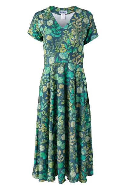 Growing A Garden Cecelia Crimson Midi Dress