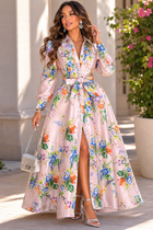 Arabella Studded Mikado Maxi Dress