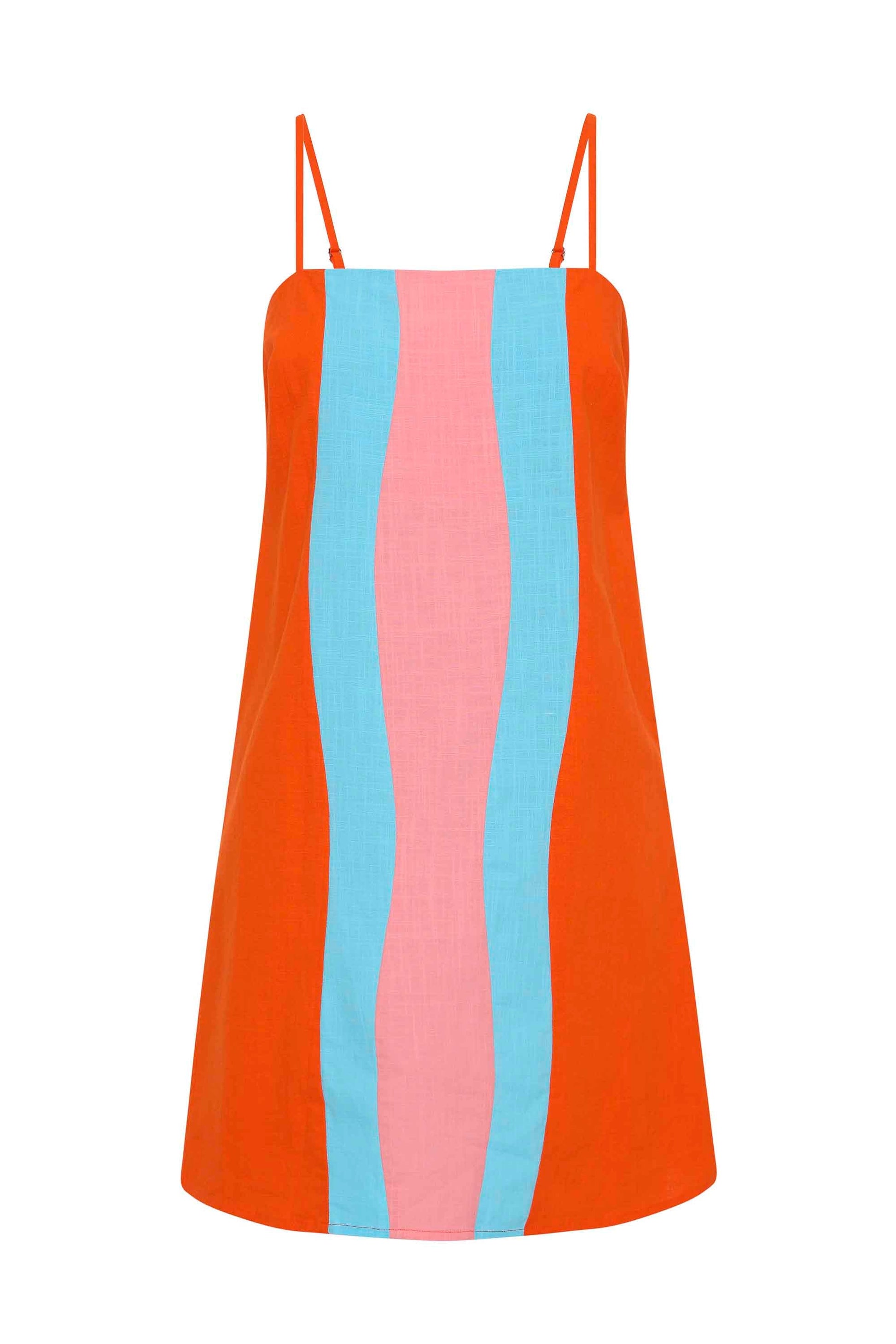 Ikaria Clara Linen Midi Dress