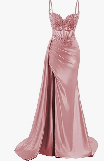Custom Color( Add the color in the Order special instructions) Celestine Satin Mermaid Dress