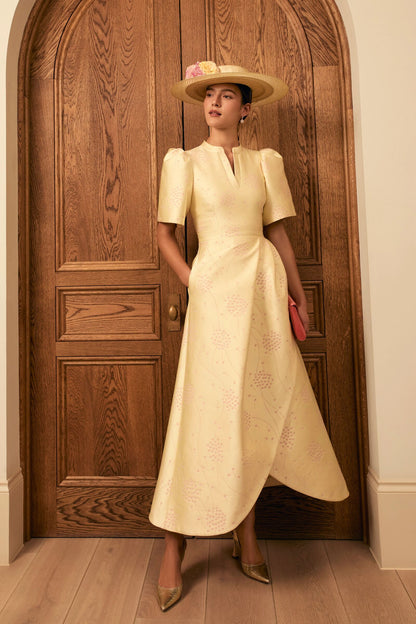 Delphine Jacquard Midi Dress