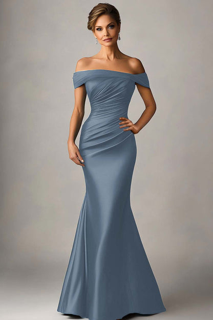 Royal Blue Margot Satin Mermaid Dress