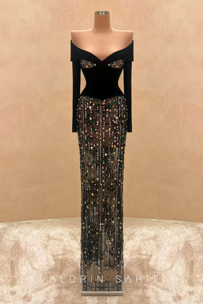 154 Margot Crepe Evening Dress