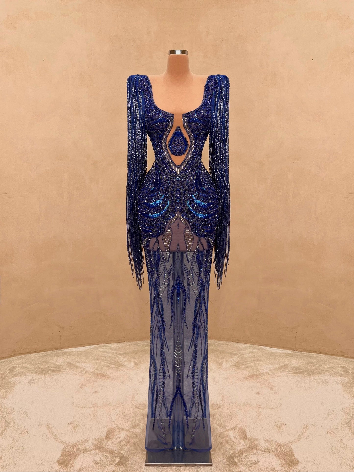 133 Margot Crepe Evening Dress