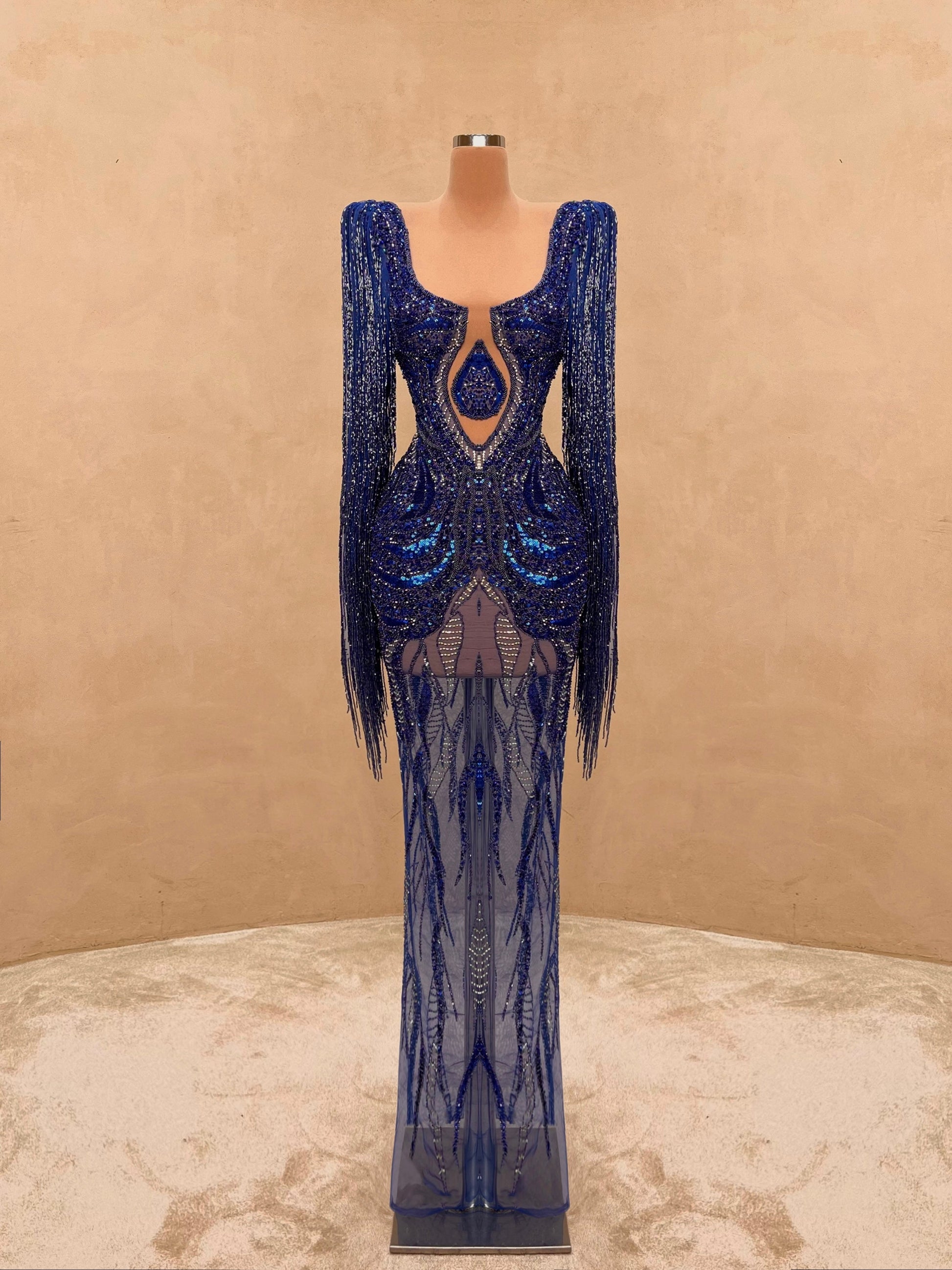133 Margot Crepe Evening Dress