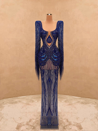 133 Margot Crepe Evening Dress