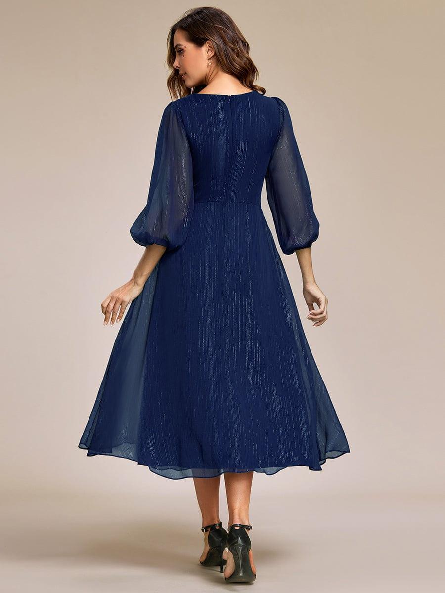 Black Ember Twist Knot Evening Dress