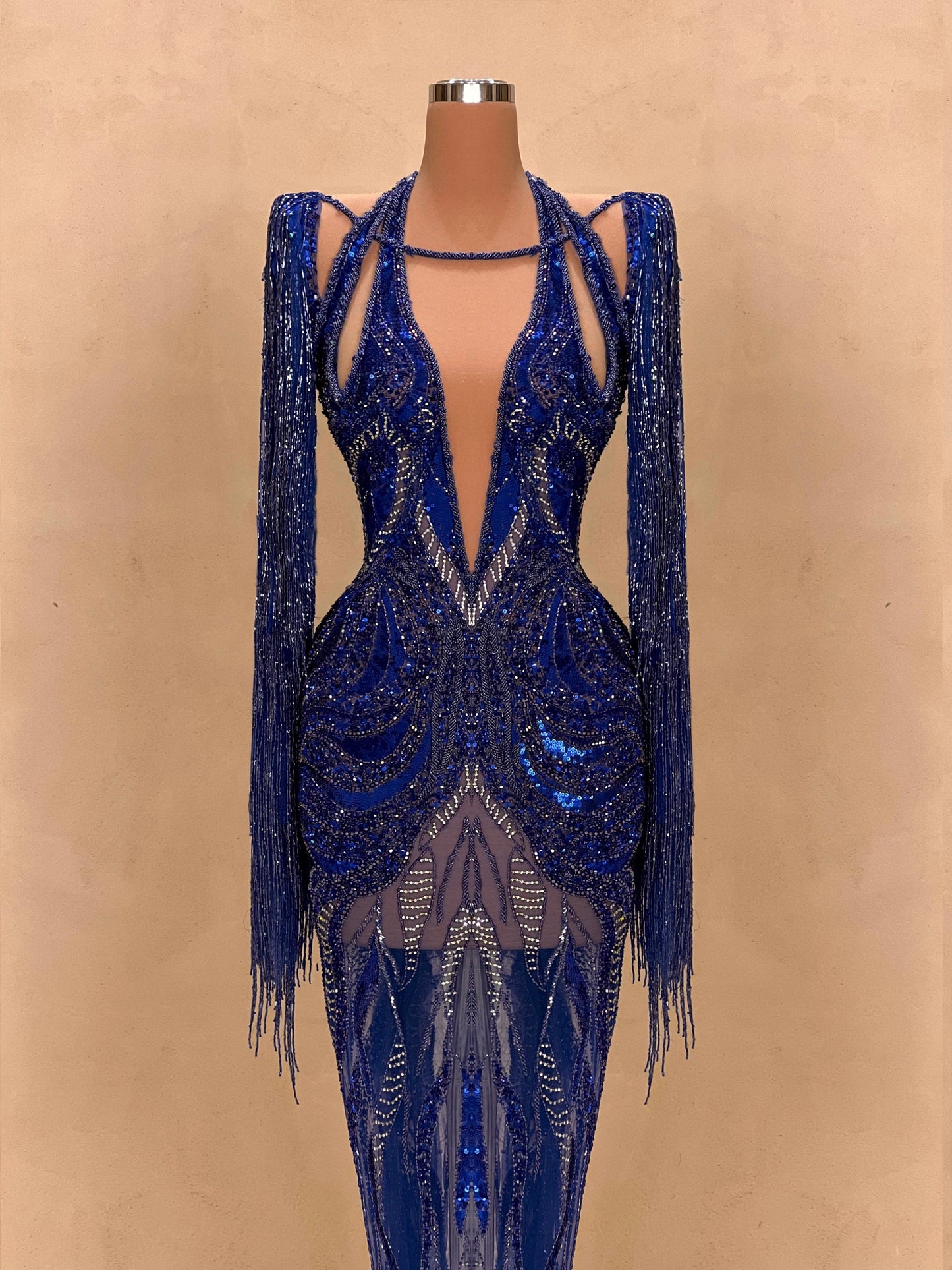 133 Margot Crepe Evening Dress