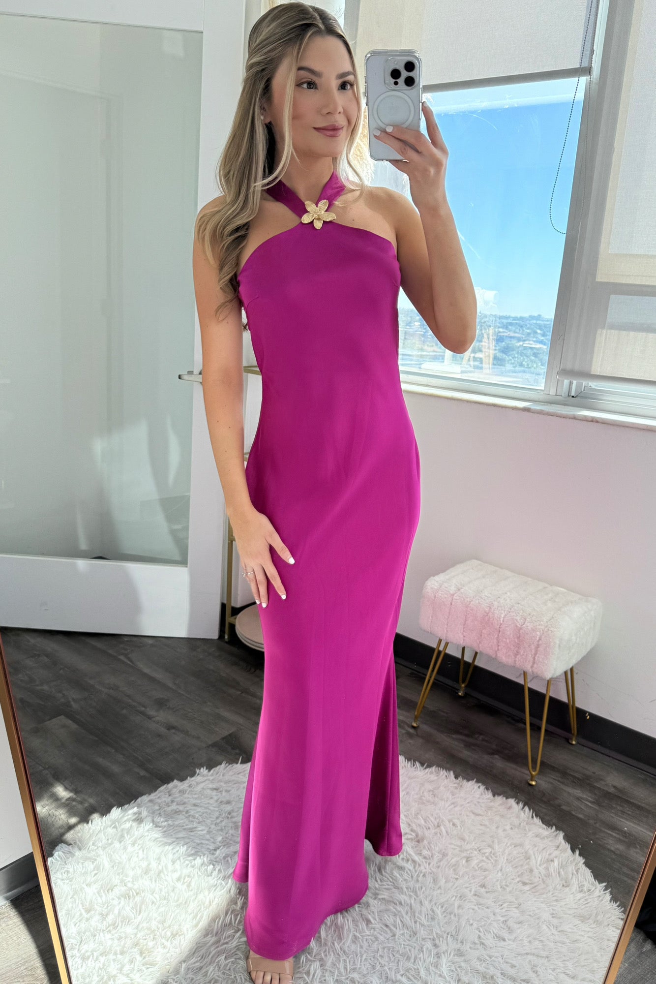 Charla Silk Maxi Dress