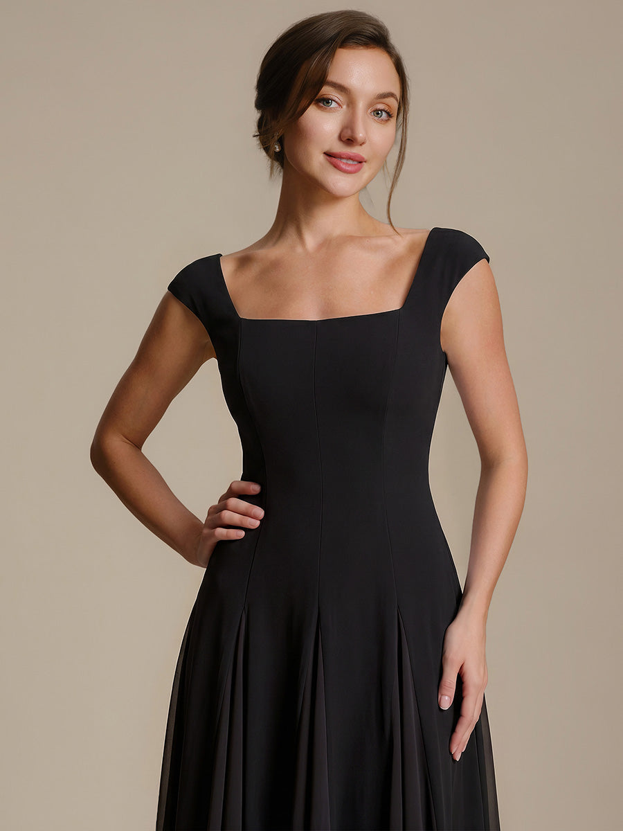 Ice Blue Margot A-Line Midi Dress