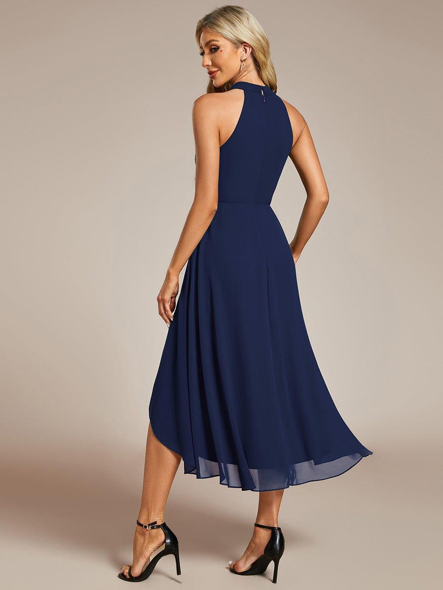 White Posie Chiffon Midi Dress