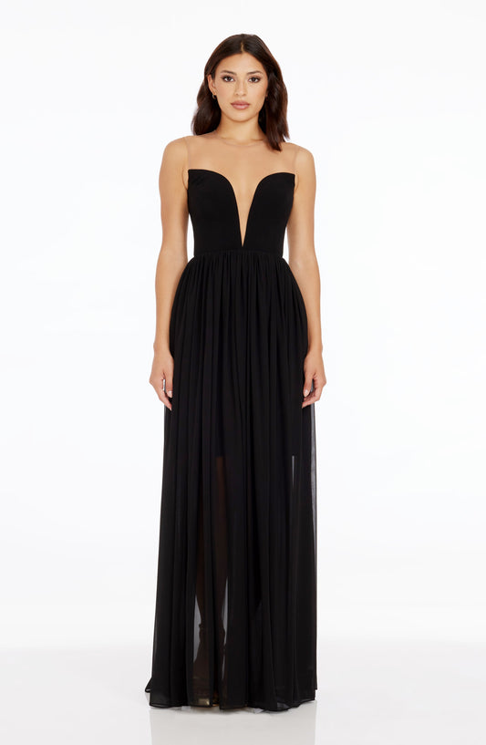 BLACK Eleanor Silk Gown