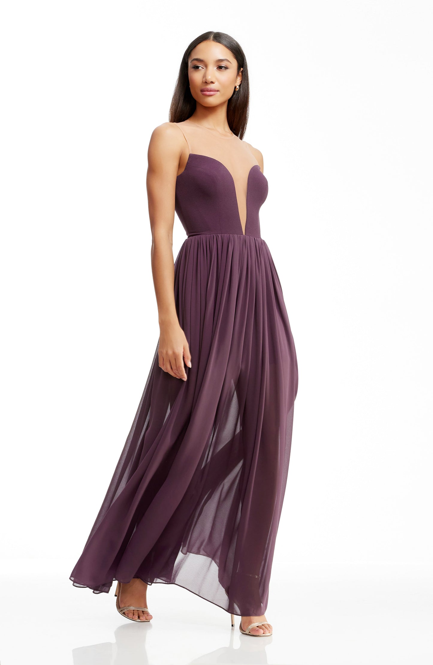 VINTAGE PINK Eleanor Silk Gown