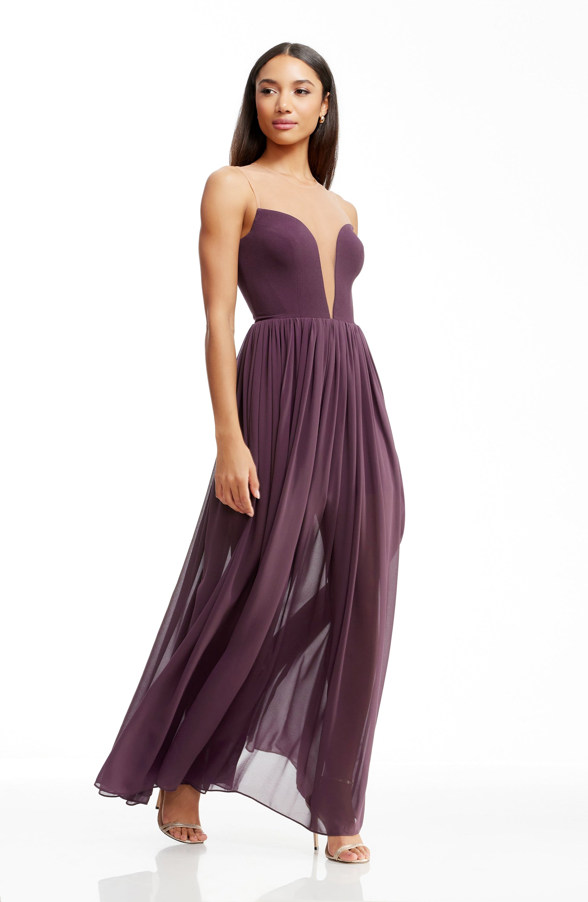 GARNET Eleanor Silk Gown