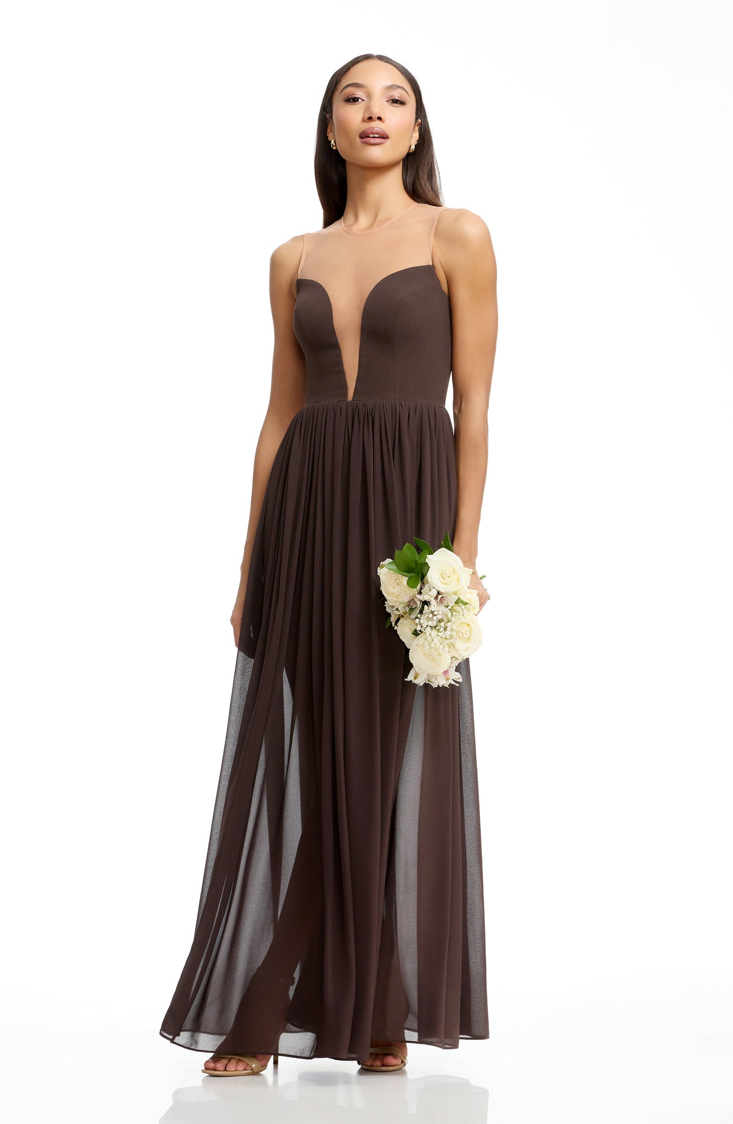 VINTAGE PINK Eleanor Silk Gown