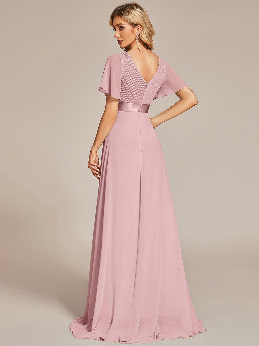 Espresso Celestine Empire Waist Bridesmaid Dress