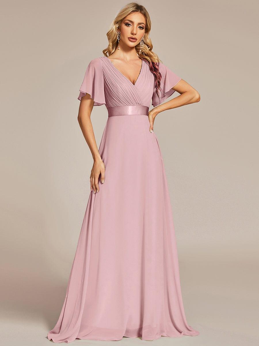 Pastel blue Celestine Empire Waist Bridesmaid Dress