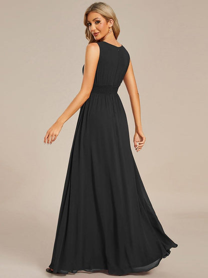 Purple Orchid Kalia Chiffon A-Line Dress