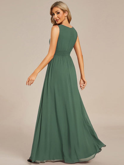 Purple Orchid Kalia Chiffon A-Line Dress