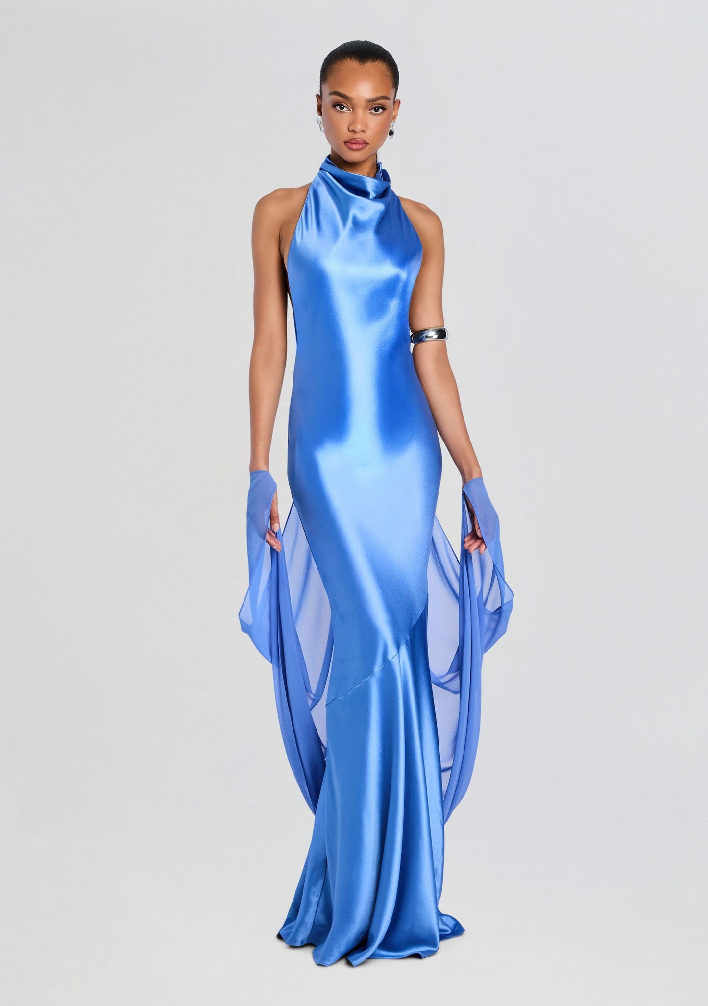 L'Acqua Idonie Linen Shift Dress in L'Acqua