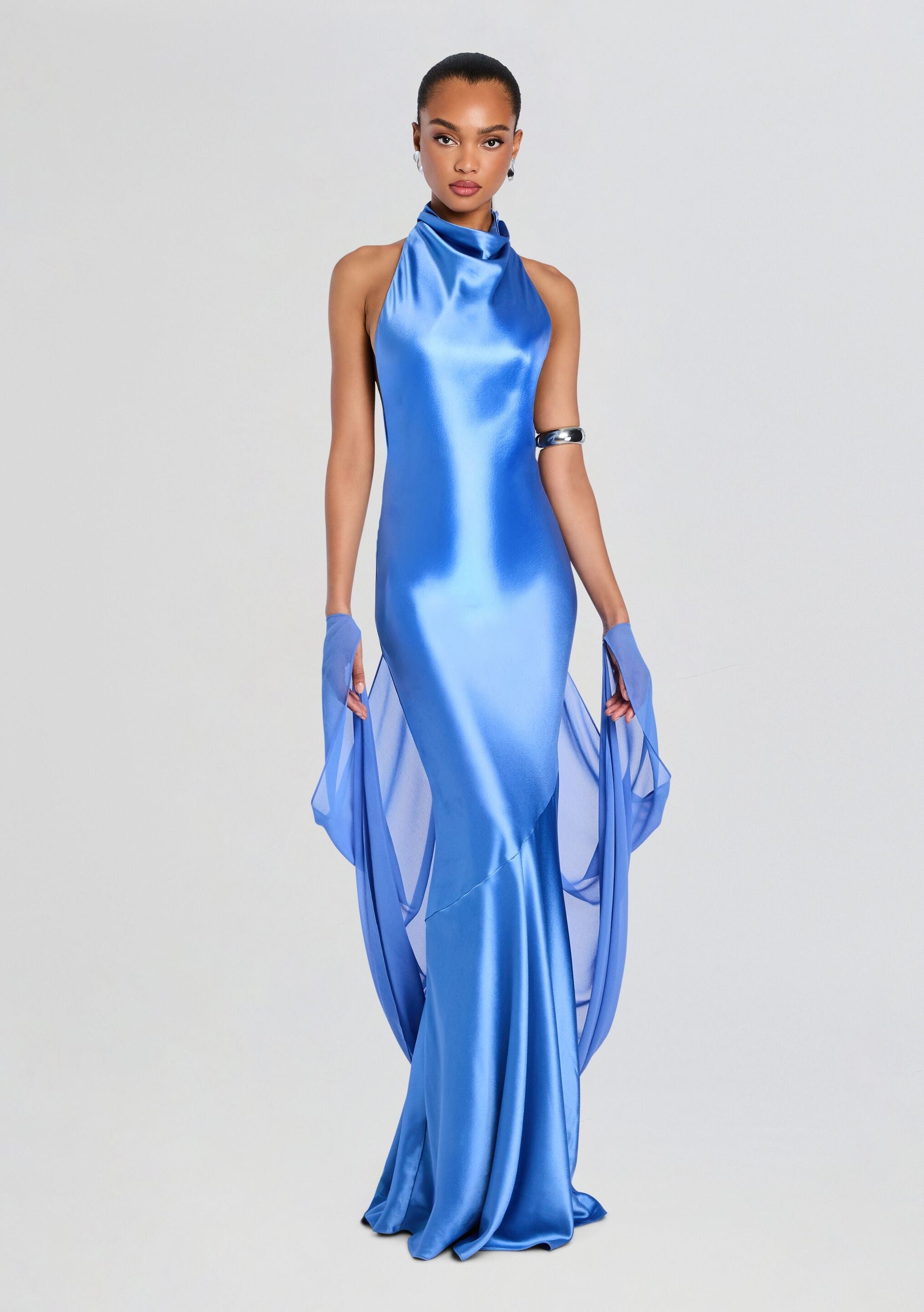 L'Acqua Idonie Linen Shift Dress in L'Acqua