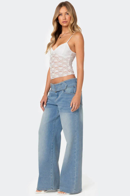 AZALEA SHEER LACE TOP