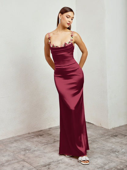 MARIA SATIN GOWN
