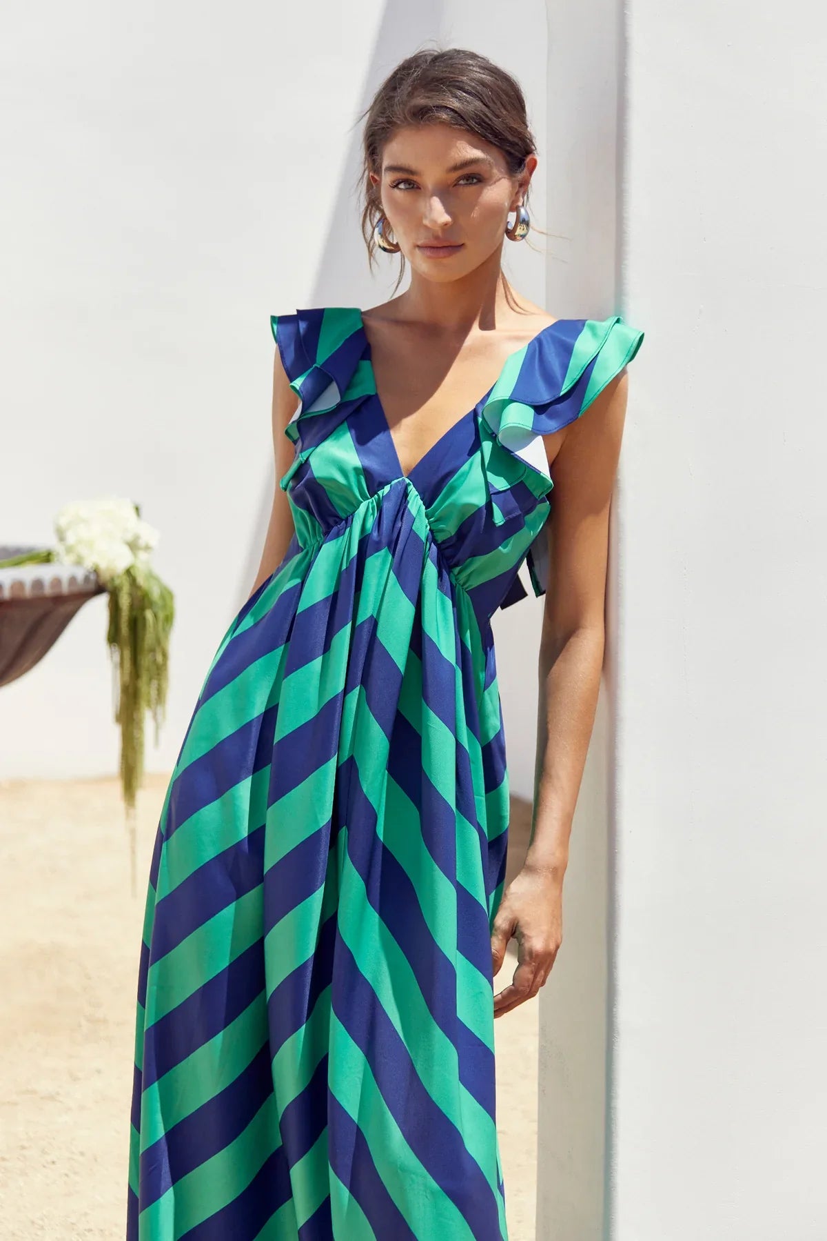 Melani Crepe Midi Dress