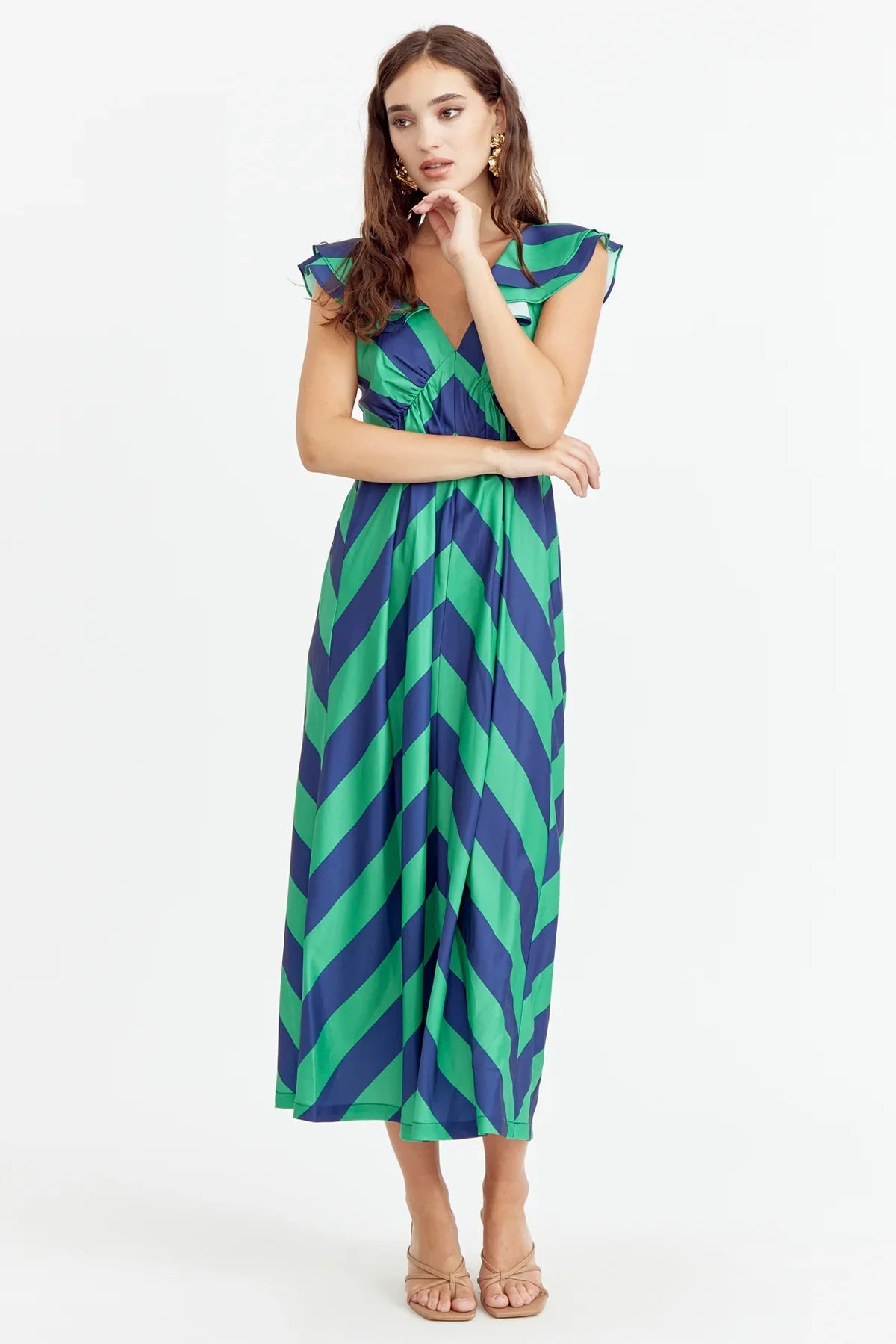 Melani Crepe Midi Dress