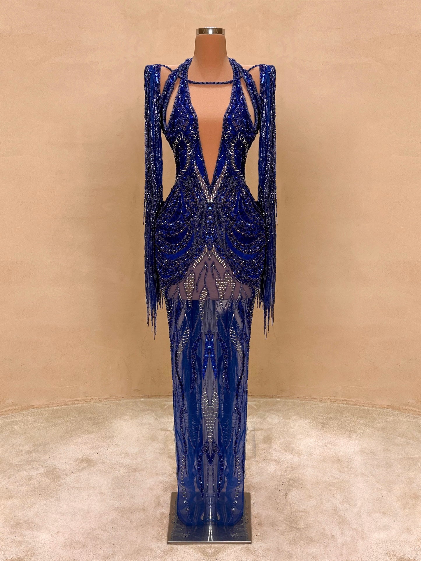 133 Margot Crepe Evening Dress