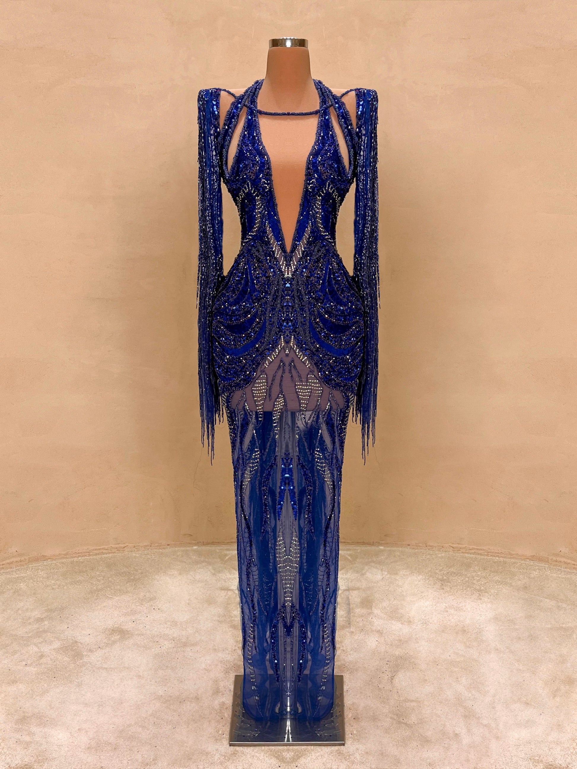 133 Margot Crepe Evening Dress