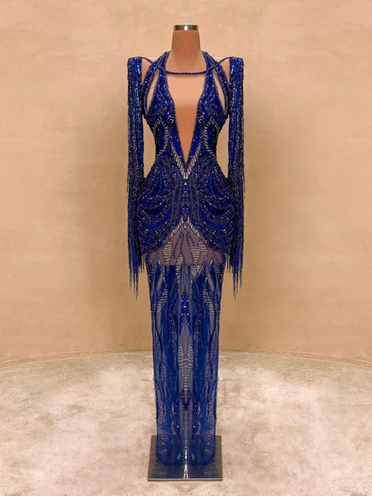 133 Margot Crepe Evening Dress