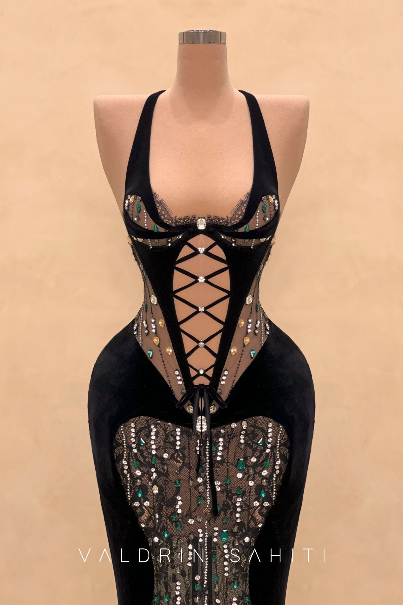 154 Margot Crepe Evening Dress