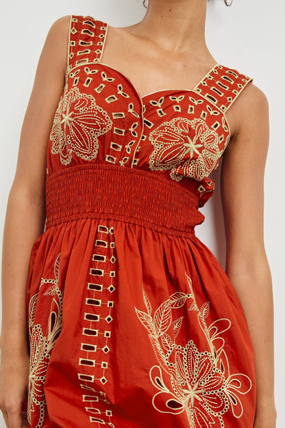 TERRACOTTA Fawn Island Green Silk Slip Dress