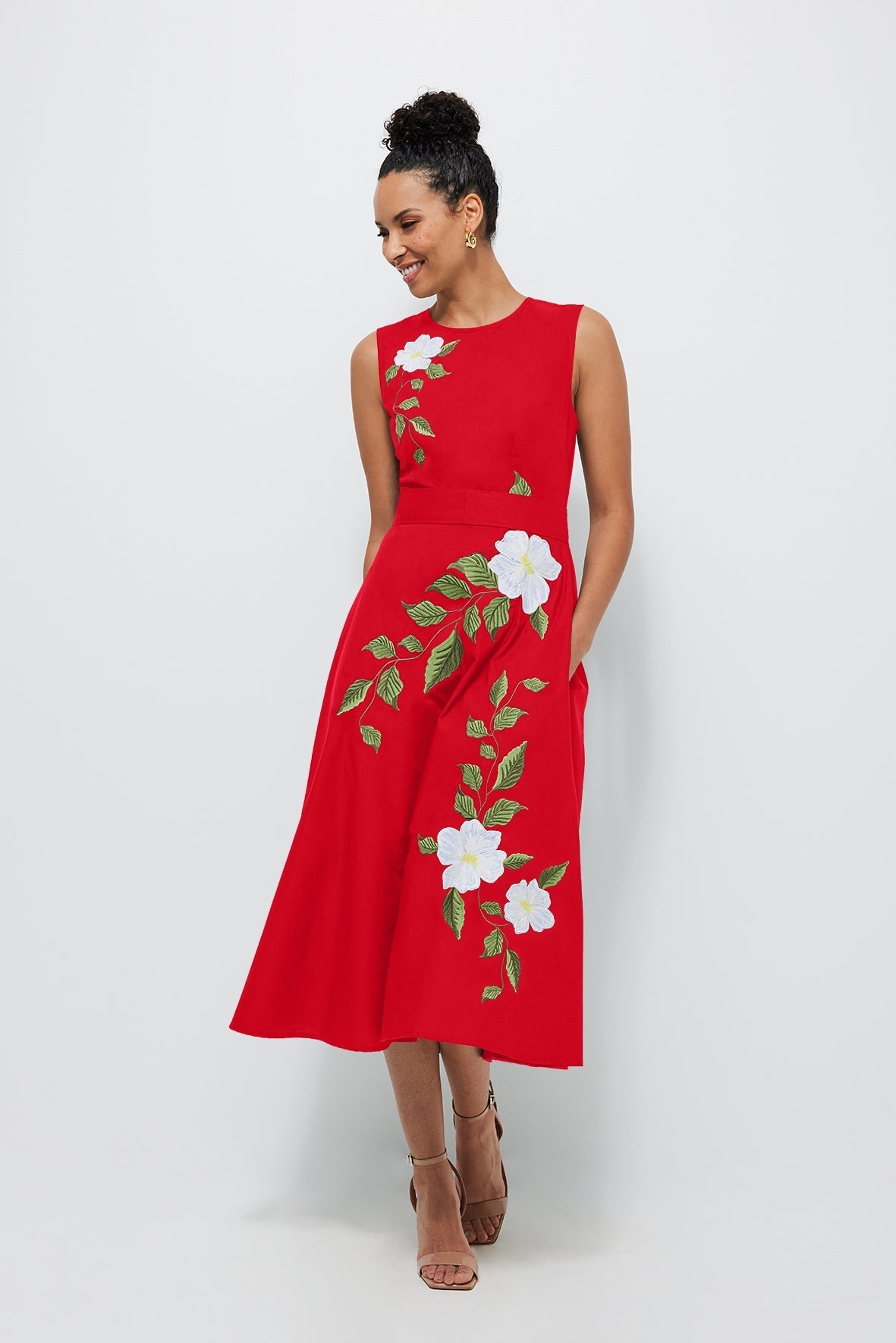 Light Lagoon Magnolia Indigo Dress