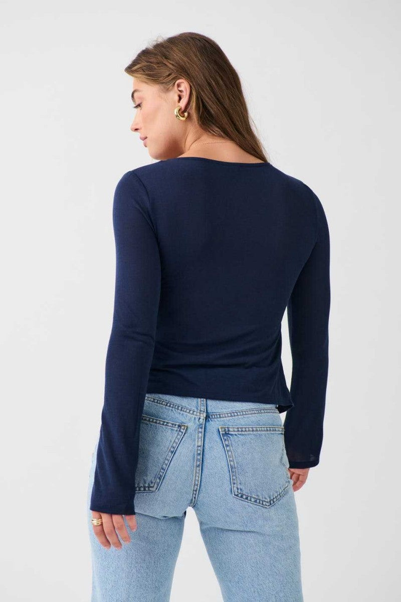 JESSALYN KNOT TIE TOP