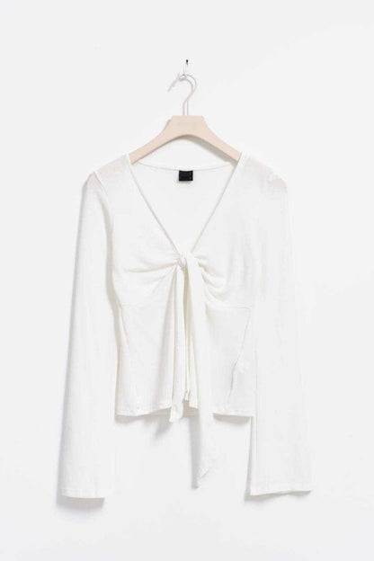 JESSALYN KNOT TIE TOP