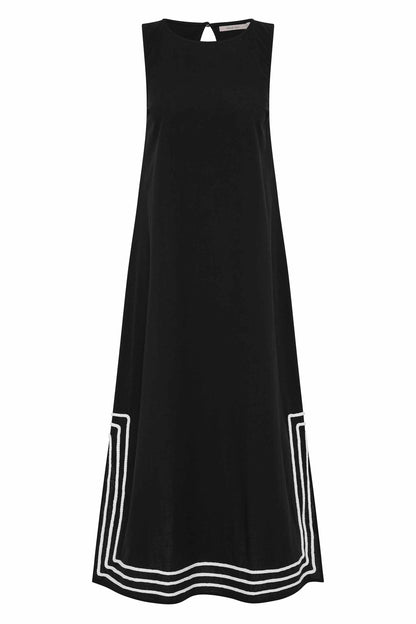Nero Margot Silk Charmeuse Dress