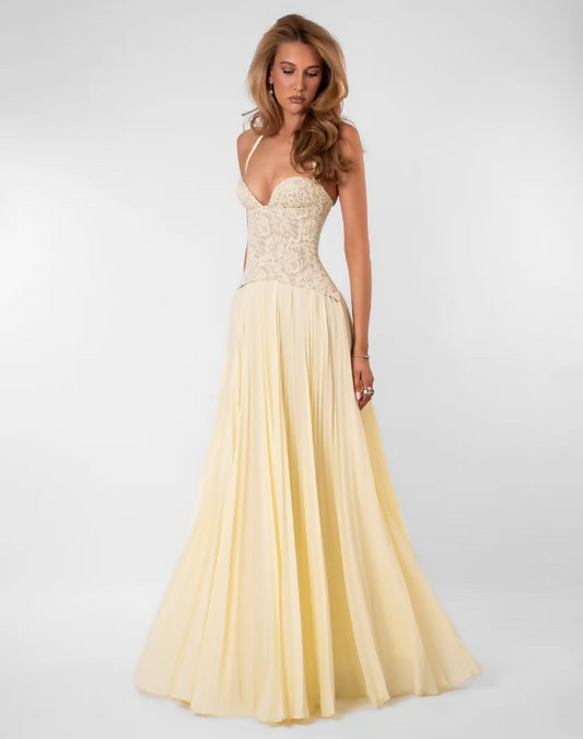 Butter Size XS, S, & M Gaia Butter Silk Dress
