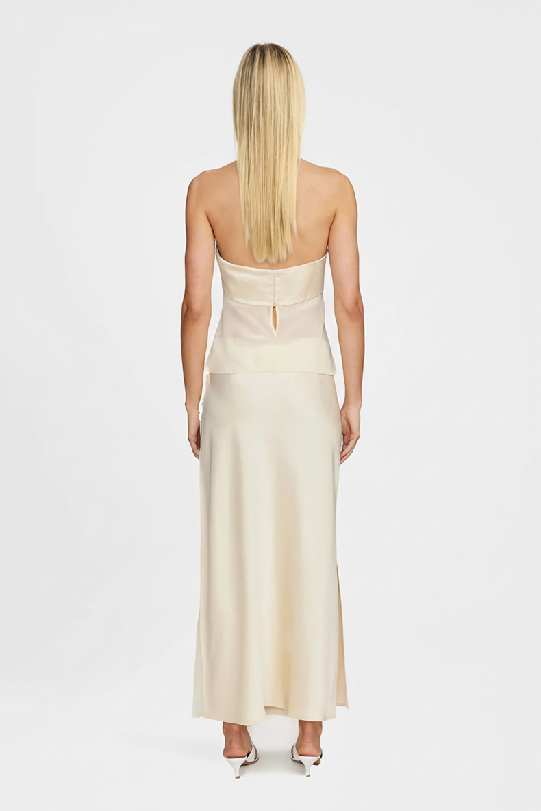 Radiance Sheer Draped Dress