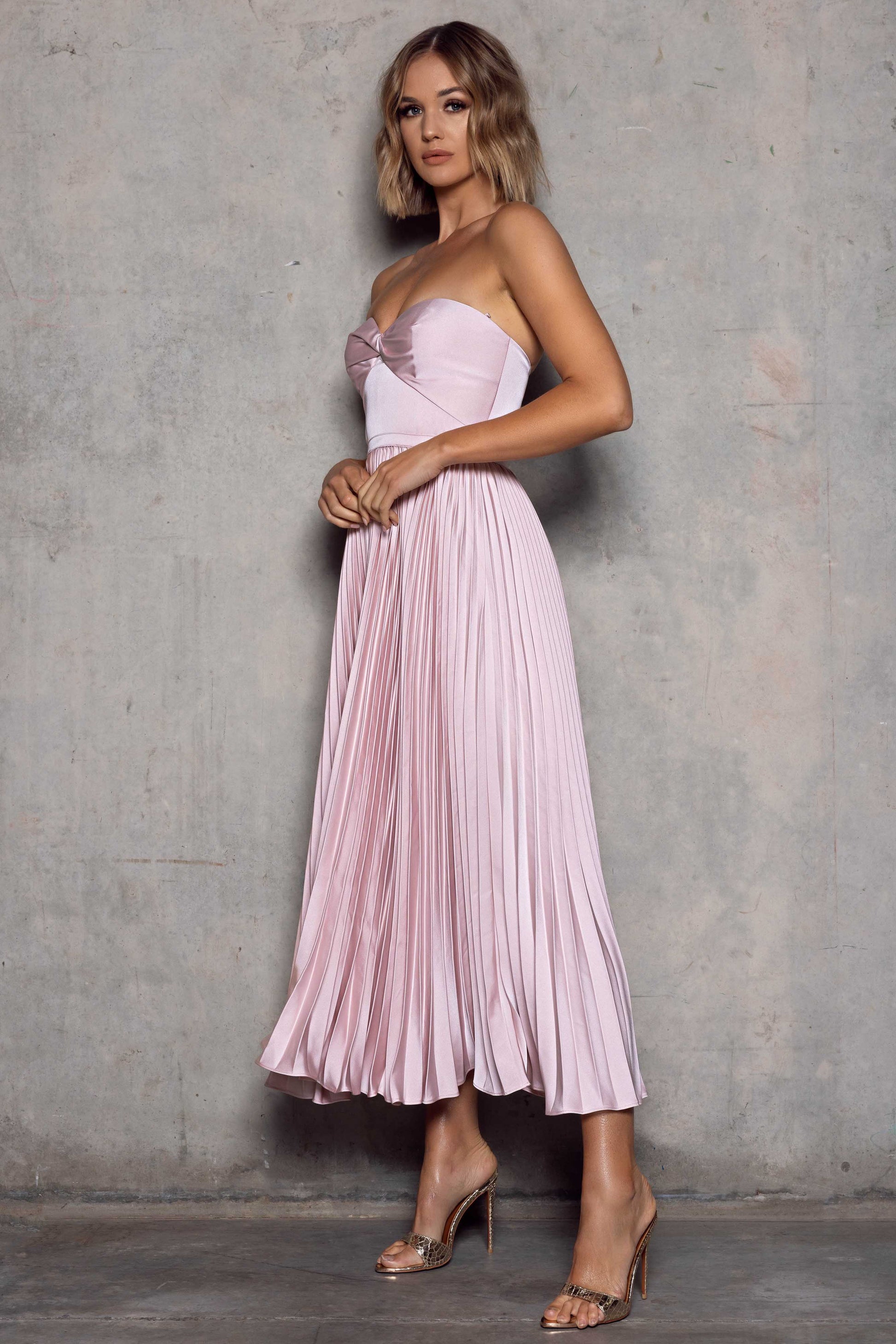 RENTAL Hailey Silk Charmeuse Gown